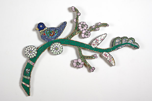 Harajuku Fruit Branch with Blossom and Chrysanths